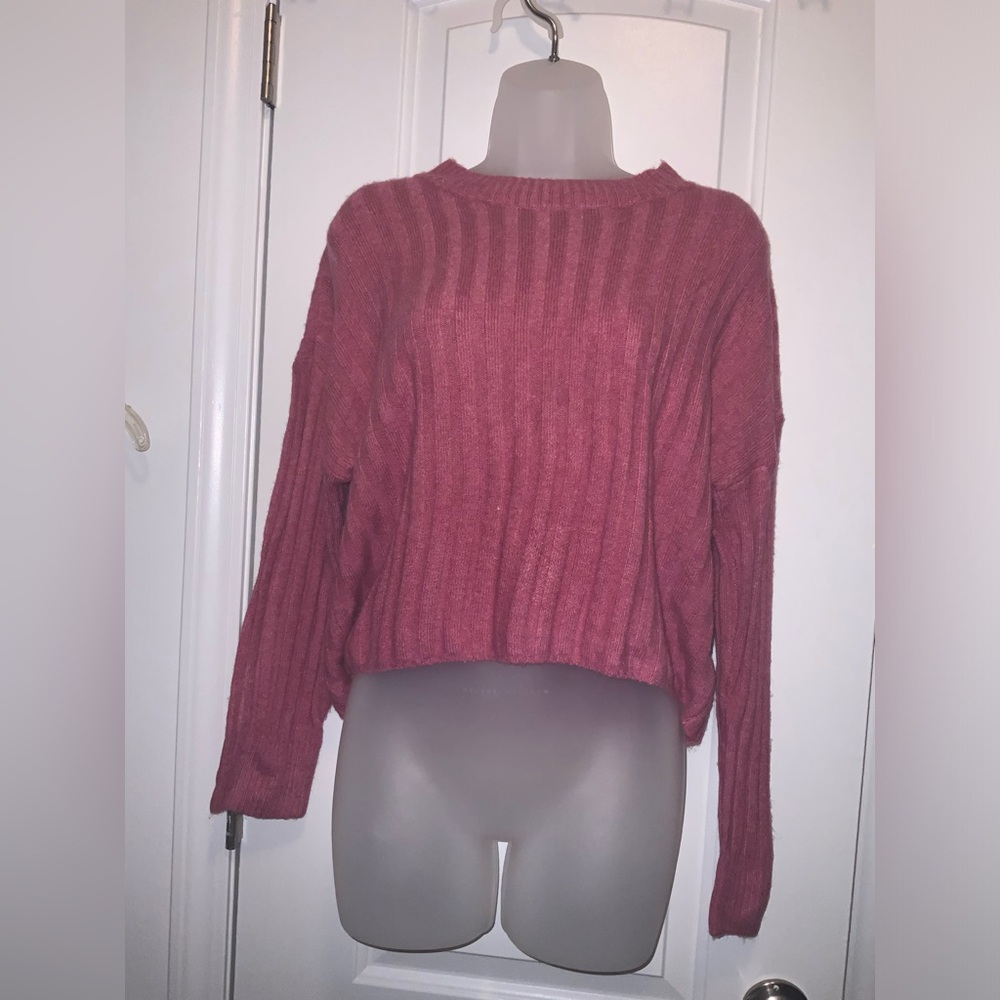 American Eagle Soft Feel Crop Look Sweater - Ribbed NWT